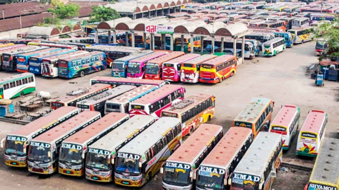 ডিএসসিসির নির্দেশ অমান্য, সায়েদাবাদ টার্মিনালের ভেতরে যায়নি একটিও বাস কাউন্টার