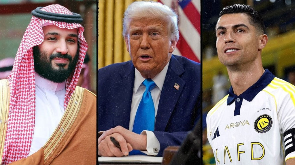 সৌদি যুবরাজের সঙ্গী নন, তবু একই দিনে হোয়াইট হাউসে ক্রিস্টিয়ানো রোনালদো