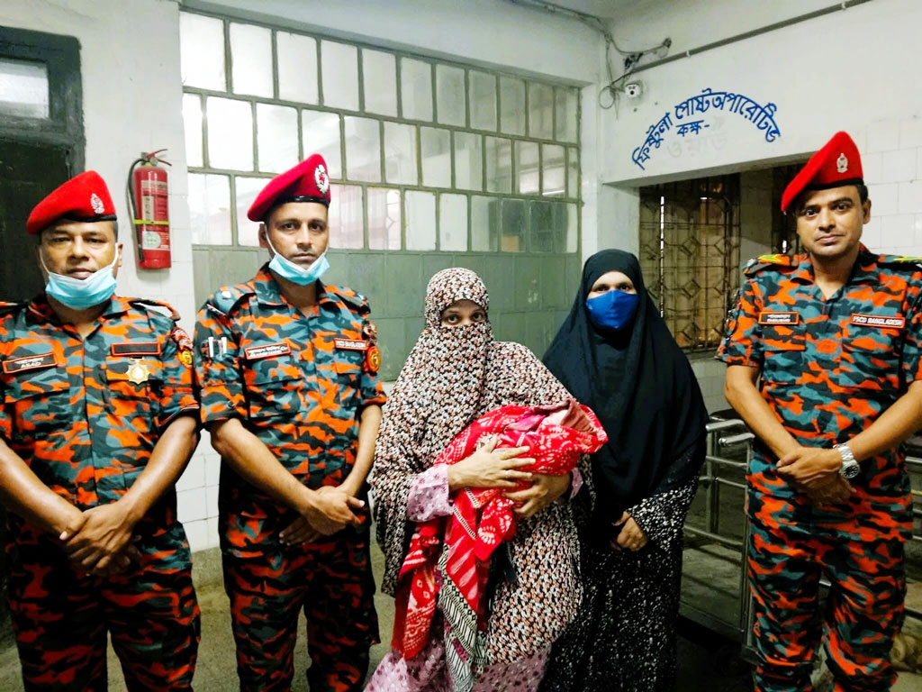 মৃত্যুর ১১ দিন পর ছেলেসন্তানের বাবা হলেন ফায়ার ফাইটার নূরুল হুদা
