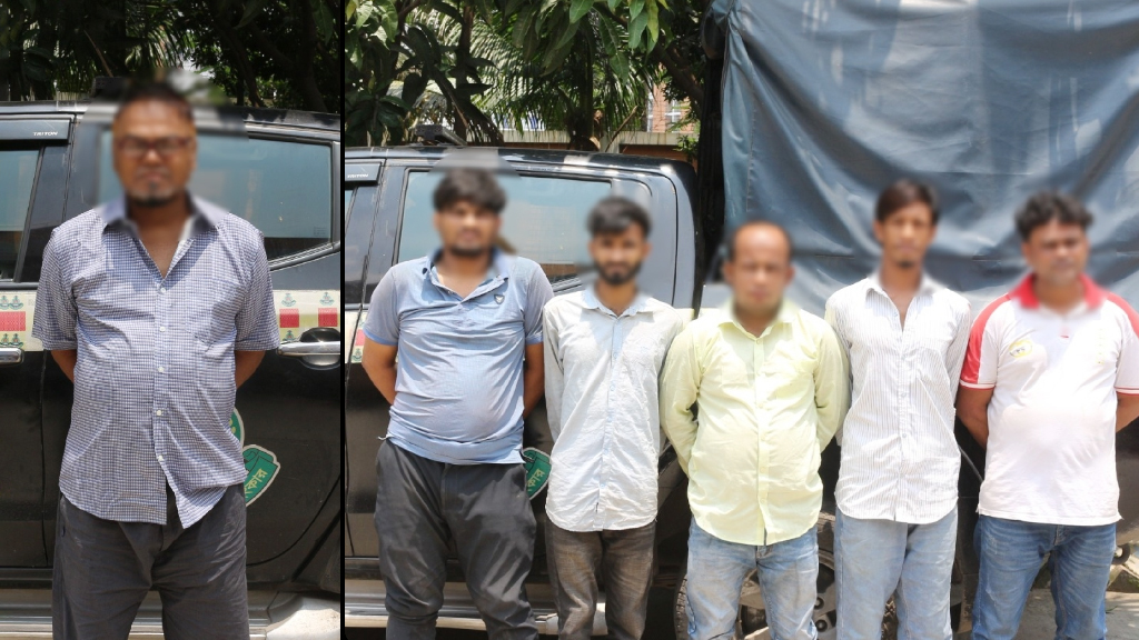 আদাবরে বিকাশ এজেন্টকে কুপিয়ে ছিনতাই, শীর্ষ সন্ত্রাসী এক্সেল বাবুসহ গ্রেপ্তার ৬