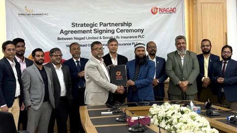 ডিজিটাল বিমাসেবা সম্প্রসারণে সোনালী লাইফ ইনস্যুরেন্স ও নগদের চুক্তি