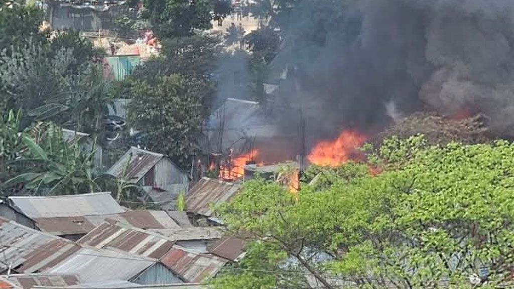 রাজধানীর ভাষানটেকে বিআরপি বস্তির আগুন নিয়ন্ত্রণে