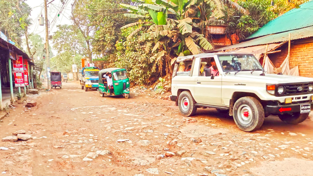 হেমায়েতপুর-রোহিতপুর: পণ্যবাহী যানের সড়কে দুর্ভোগ নিত্যদিনের