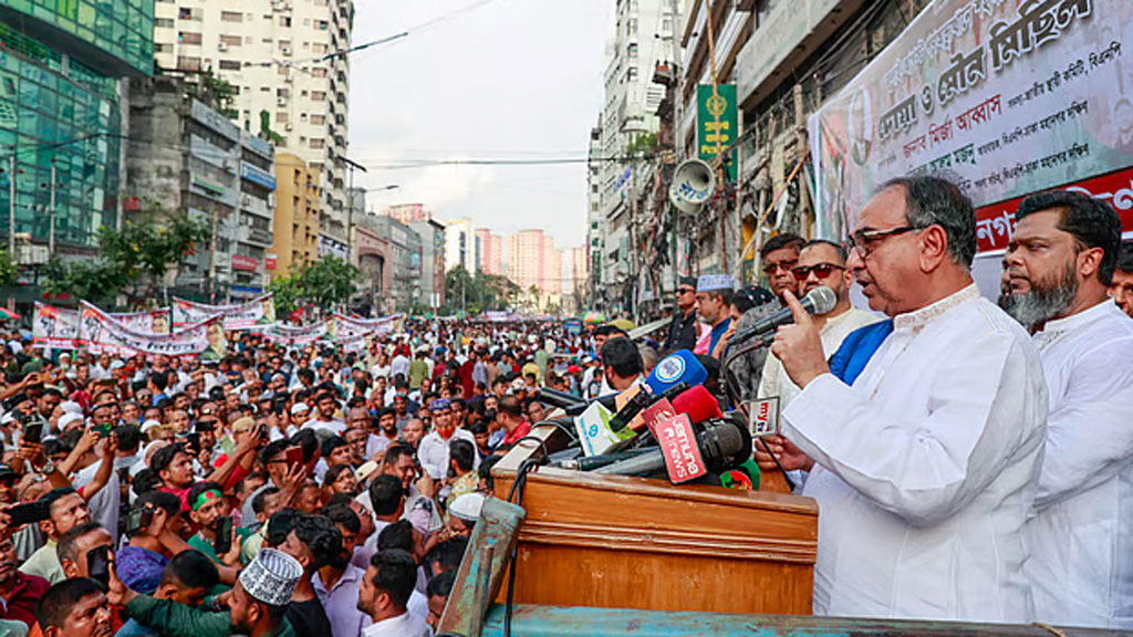 বিএনপির একজন কর্মী বেঁচে থাকতে আপনাদের ক্ষমতায় যাওয়ার খায়েশ পূরণ হবে না: মির্জা আব্বাস