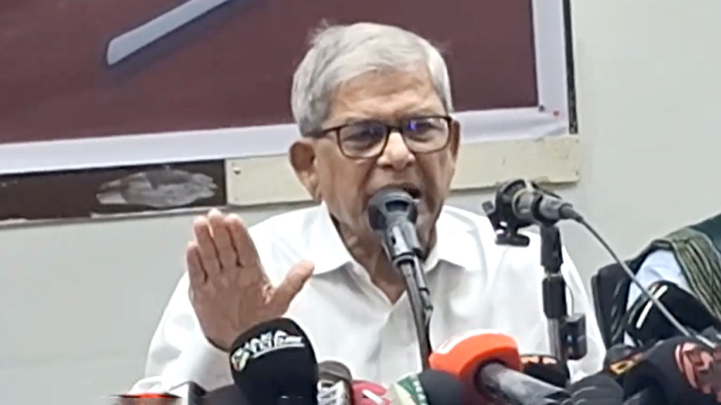 নির্বাচনের ব্যত্যয় হলে দায় ইউনূস সরকারের: মির্জা ফখরুল