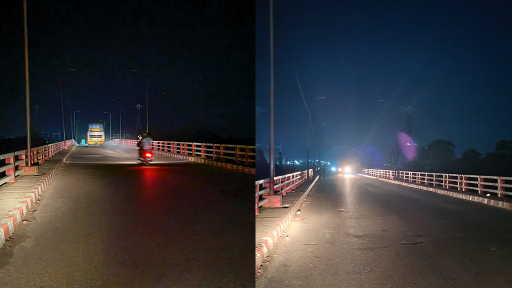 সিরাজদিখানে দুটি সেতুতে বাতি জ্বলে না, ঝুঁকিতে রাতের চলাচল