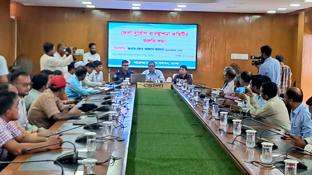 ঘূর্ণিঝড় ‘শক্তি’ মোকাবিলায় ভোলায় প্রস্তুত ৮৬৯ আশ্রয়কেন্দ্র