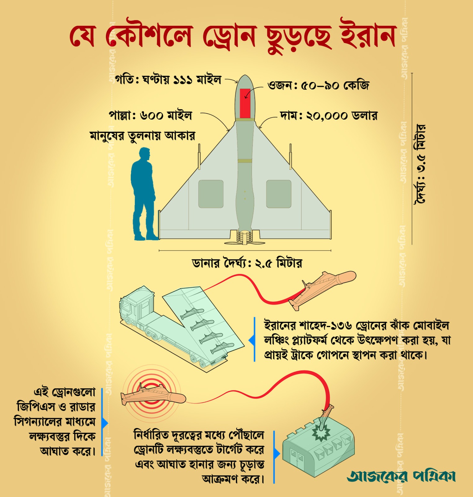 ৩৫ হাজারের ইরানি ড্রোন ঠেকাতে যুক্তরাষ্ট্রের খরচ ৪০ লাখ ডলার