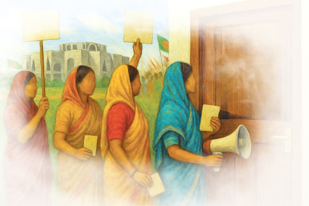 নারীদের নেতৃত্ব দেওয়ার জায়গাটা এখনো অস্পষ্ট