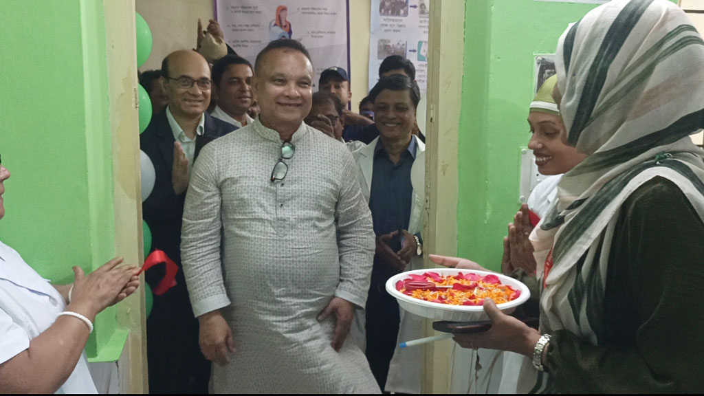 ঝালকাঠি সদর হাসপাতালে এনসিডি কর্নারের উদ্বোধন