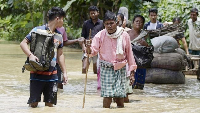 আসাম-মেঘালয়ে বন্যা ও ভূমিধসে ৩১ জন নিহত