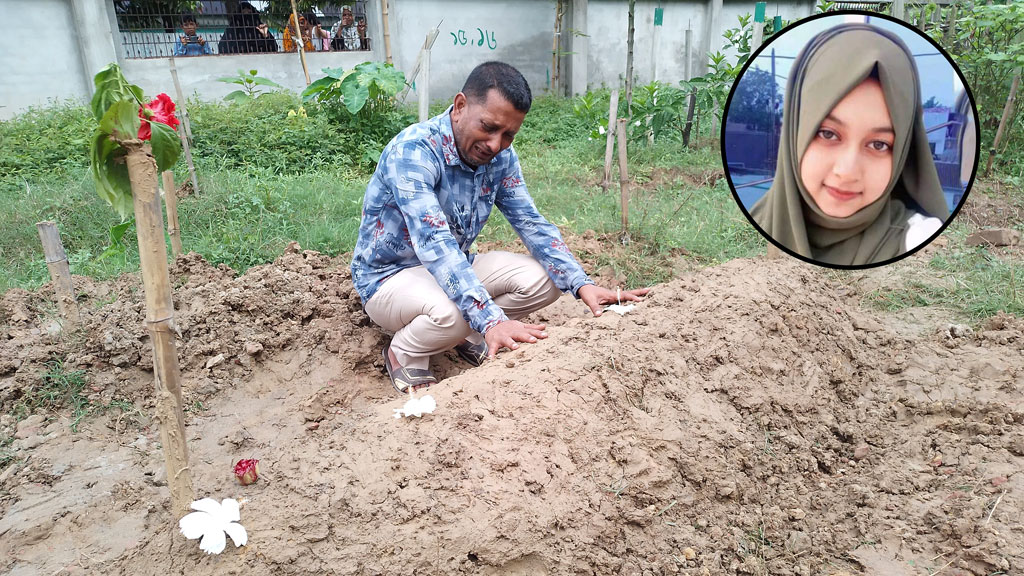 ‘আন্দোলন তো থামল, আমার মেয়ে তো আইল না’, গুলিতে নিহত নাফিসার বাবার আহাজারি