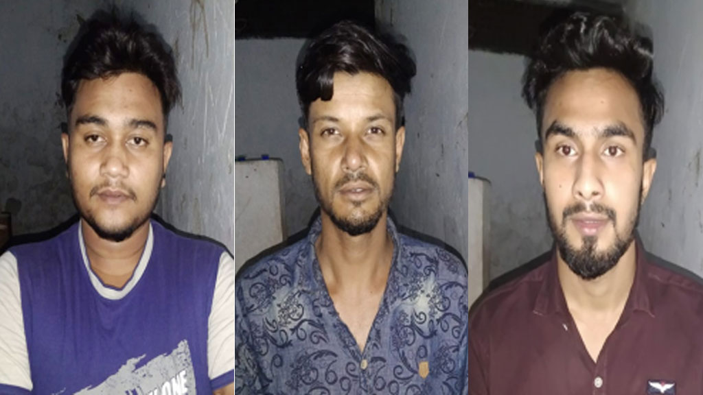 কিশোরীকে ধর্ষণের ভিডিও ইন্টারনেটে ছড়িয়ে দেওয়ার হুমকি, ৩ বন্ধু গ্রেপ্তার