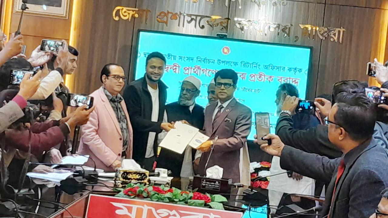 প্রতীক বরাদ্দ পেয়ে যা বললেন সাকিব আল হাসান