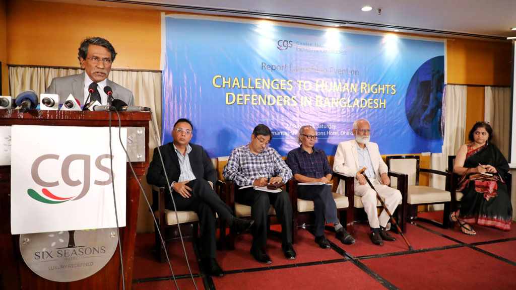 দায়িত্ব পালনকালে বাধার শিকার হন ৮৬ শতাংশ মানবাধিকারকর্মী: সিজিএসের প্রতিবেদন 