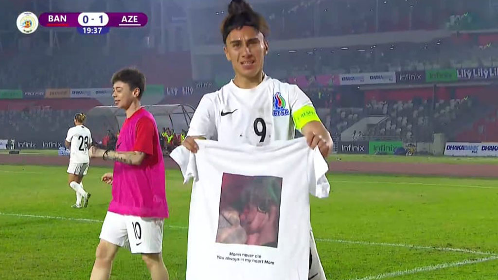 গোল করে কাঁদলেন আজারবাইজান অধিনায়ক, সমতায় বাংলাদেশ