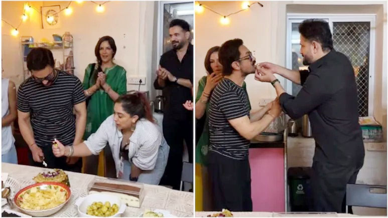 জন্মদিনে আমিরের সঙ্গে বান্ধবী, হাজির সাবেক দুই স্ত্রী