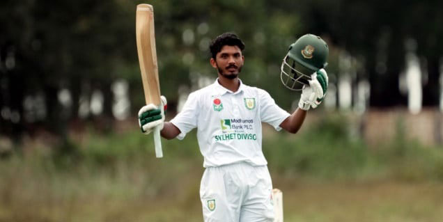 মৌসুমের প্রথম ডাবল সেঞ্চুরি এল অমিতের ব্যাটে