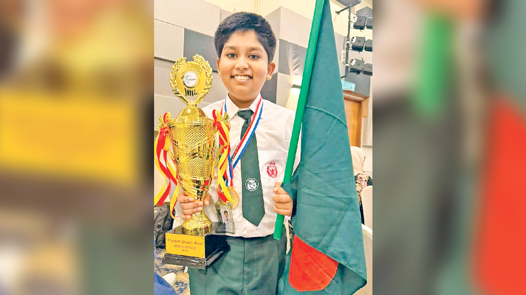 আন্তর্জাতিক অলিম্পিয়াডে ১১ পুরস্কার পেল অনিরুদ্ধ