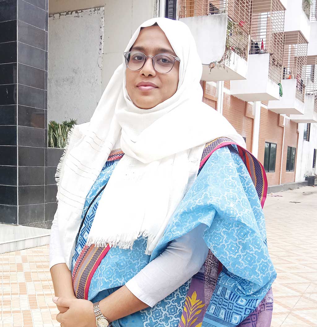 আফরোজা ইসলাম লিপি, সহকারী অধ্যাপক, স্থানীয় সরকার ও নগর উন্নয়ন বিভাগ। ছবি: সংগৃহীত