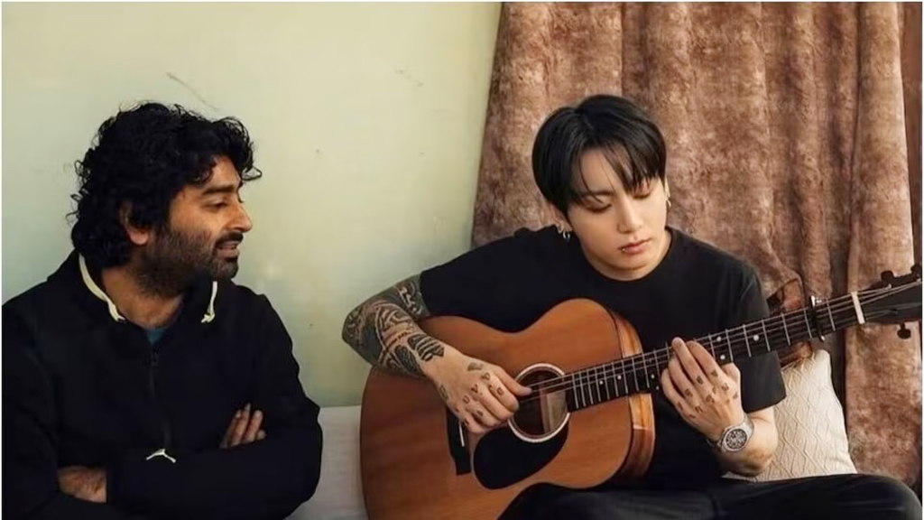 বিটিএস ব্যান্ডের জাংকুকের সঙ্গে অরিজিৎ সিং