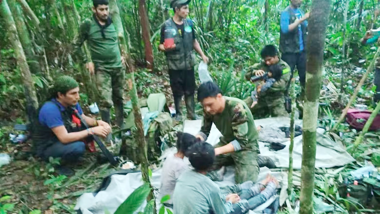 উড়োজাহাজ দুর্ঘটনার ৪০ দিন পর আমাজন বন থেকে ৪ শিশু জীবিত উদ্ধার 