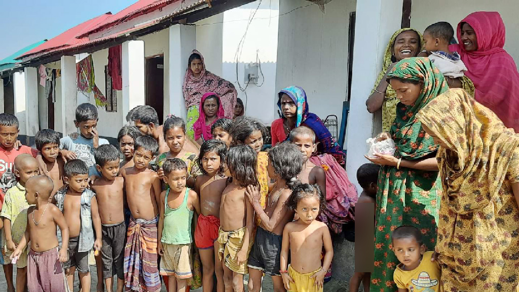 রানিয়াচং আশ্রয়ণে শিক্ষা বঞ্চিত ২ শতাধিক শিশু