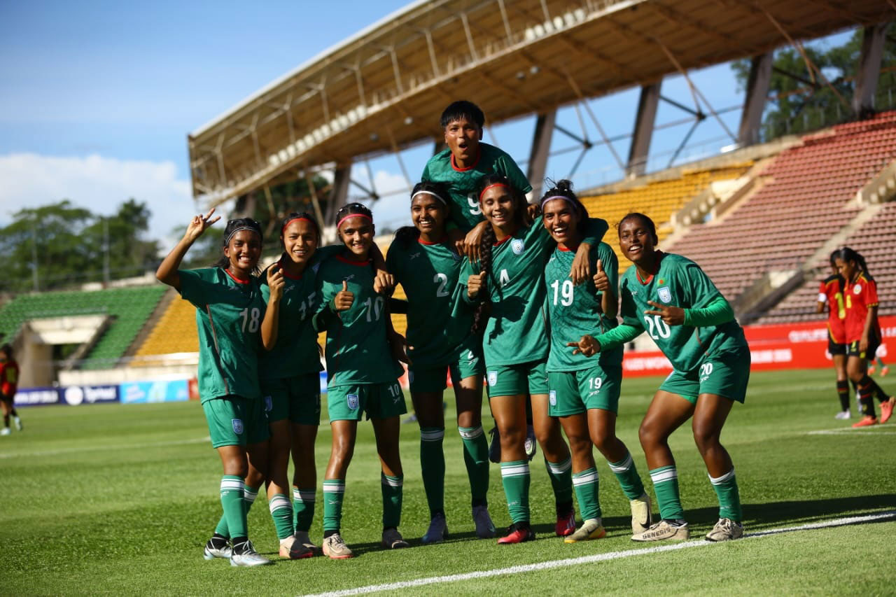 অনূর্ধ্ব-২০ নারী এশিয়ান কাপে বাংলাদেশের গ্রুপে চ্যাম্পিয়ন চীন