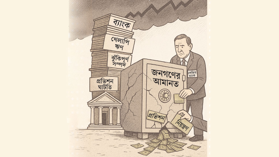 ব্যাংকিং খাতে সঞ্চিতির সংকট: সুরক্ষা ঝুঁকিতে গ্রাহকের আমানত