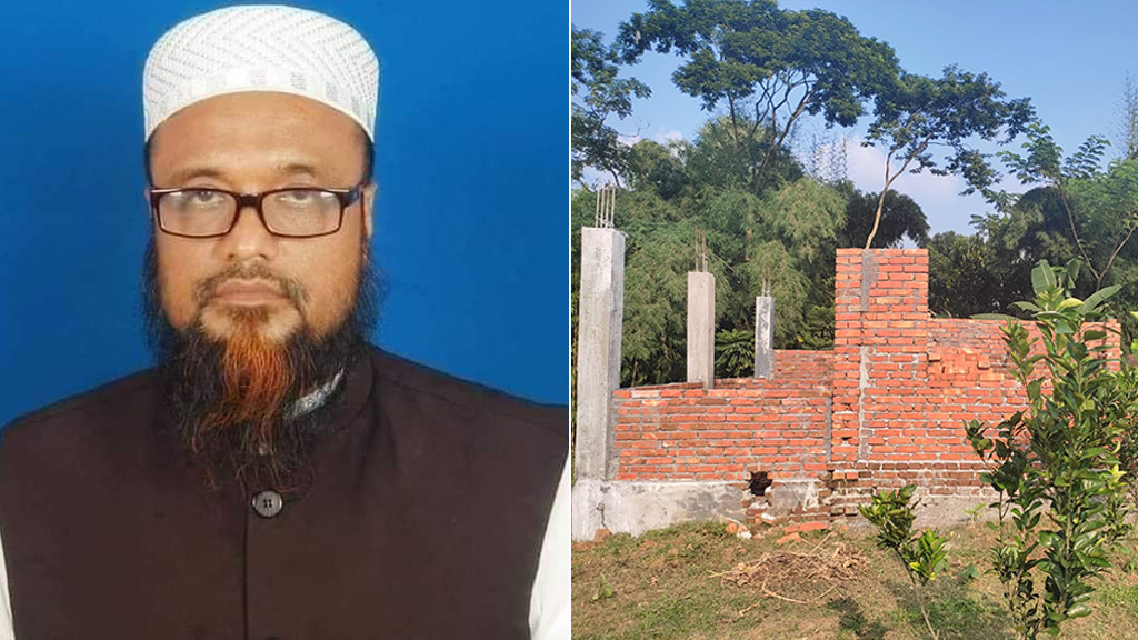 কলেজের জায়গায় আ.লীগ নেতার পাকা ঘর নির্মাণের অভিযোগ