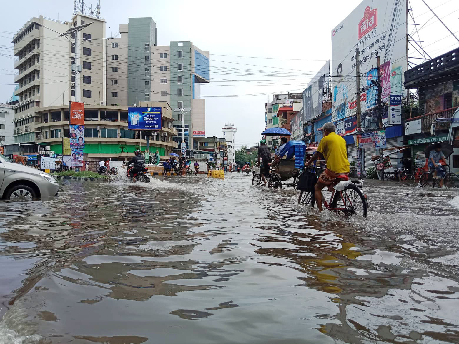 খুলনা নগরীর জলাবদ্ধতা নিরসন হয়নি ৫ বছরেও