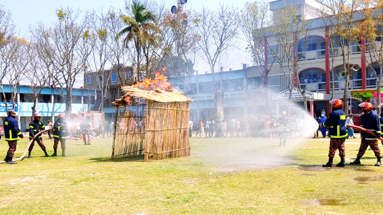 শোভাযাত্রা, মহড়ায় জাতীয় দুর্যোগ প্রস্তুতি দিবস পালিত