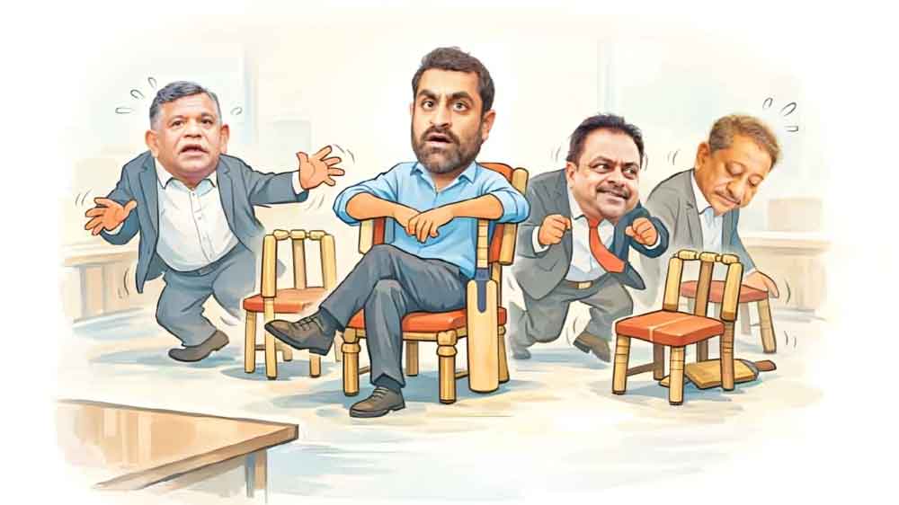 নিয়মই নয়, চেয়ারই যেন শেষ কথা