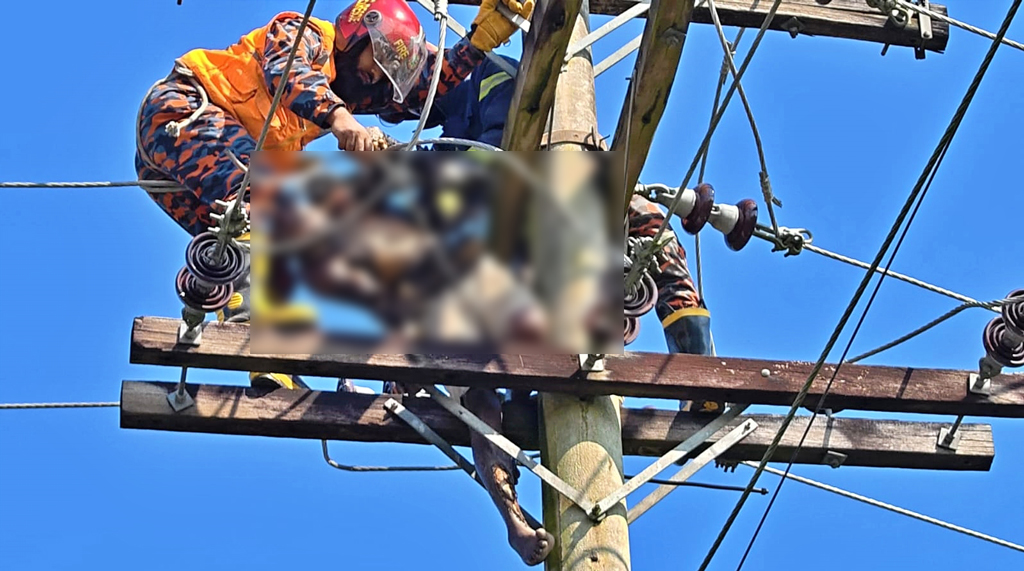 বিদ্যুৎ খুঁটিতে পুড়ছিল যুবক, দুই ঘণ্টা পর লাশ উদ্ধার