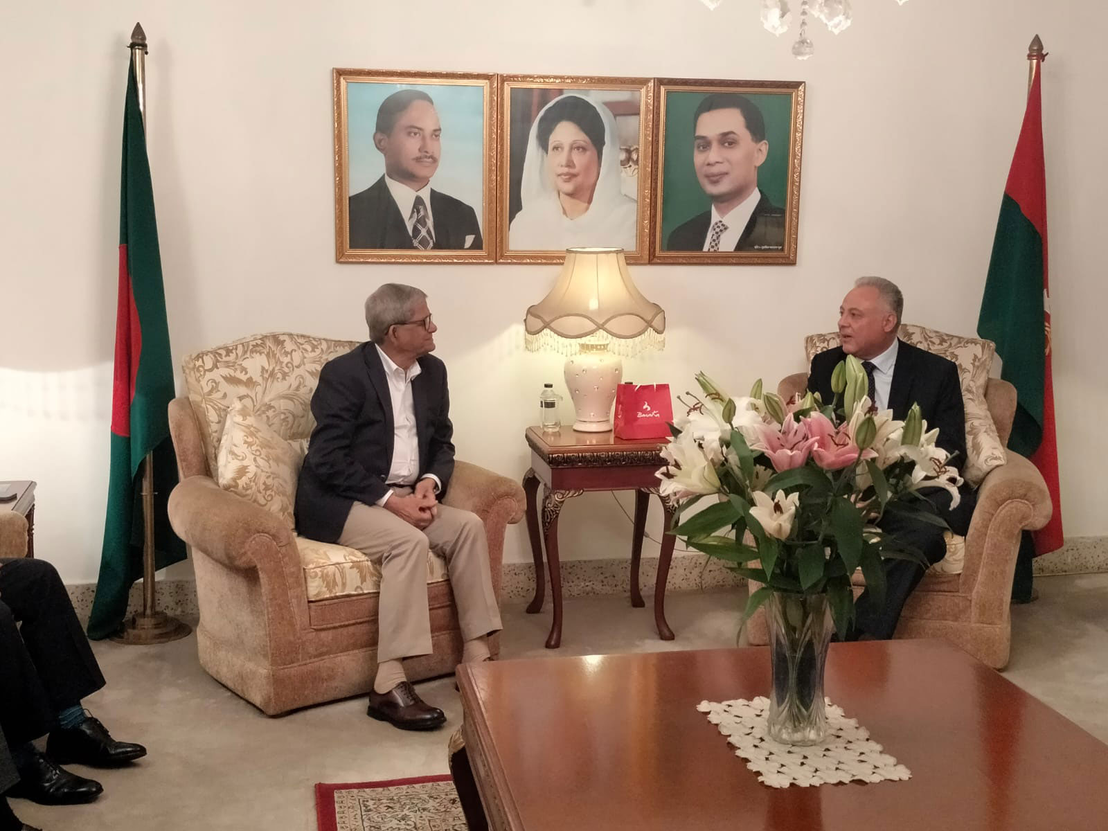 মির্জা ফখরুলের সঙ্গে মিসরের রাষ্ট্রদূতের সাক্ষাৎ