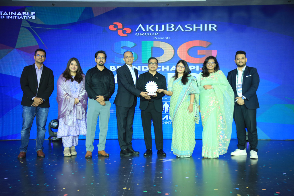 সাসটেইনেবল ব্র্যান্ড হিসেবে এসডিজি ব্র্যান্ড চ্যাম্পিয়ন অ্যাওয়ার্ড পেল বার্জার পেইন্টস