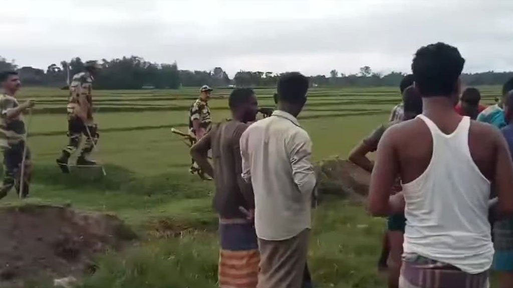 পাটগ্রাম সীমান্ত থেকে গরু নিয়ে গেল বিএসএফ, বোবা ছেলেকে পুশ ইনের চেষ্টা