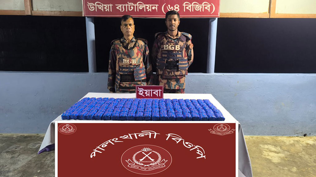 পালংখালী সীমান্তে ২ লাখ ইয়াবাসহ ‘পোটলা’ ফেলে পালাল কারবারিরা