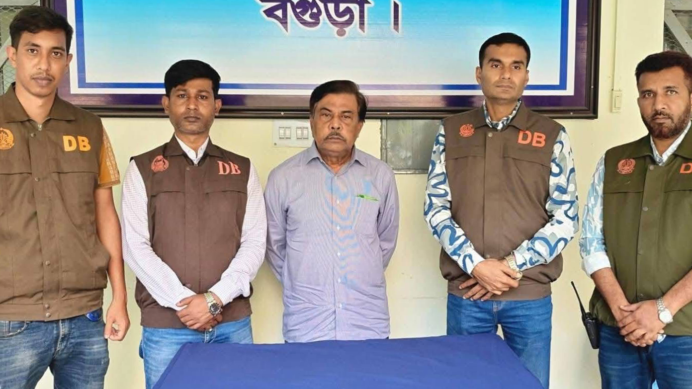বগুড়া-২ আসনের সাবেক সংসদ সদস্য শরিফুল ইসলাম জিন্নাহ গ্রেপ্তার