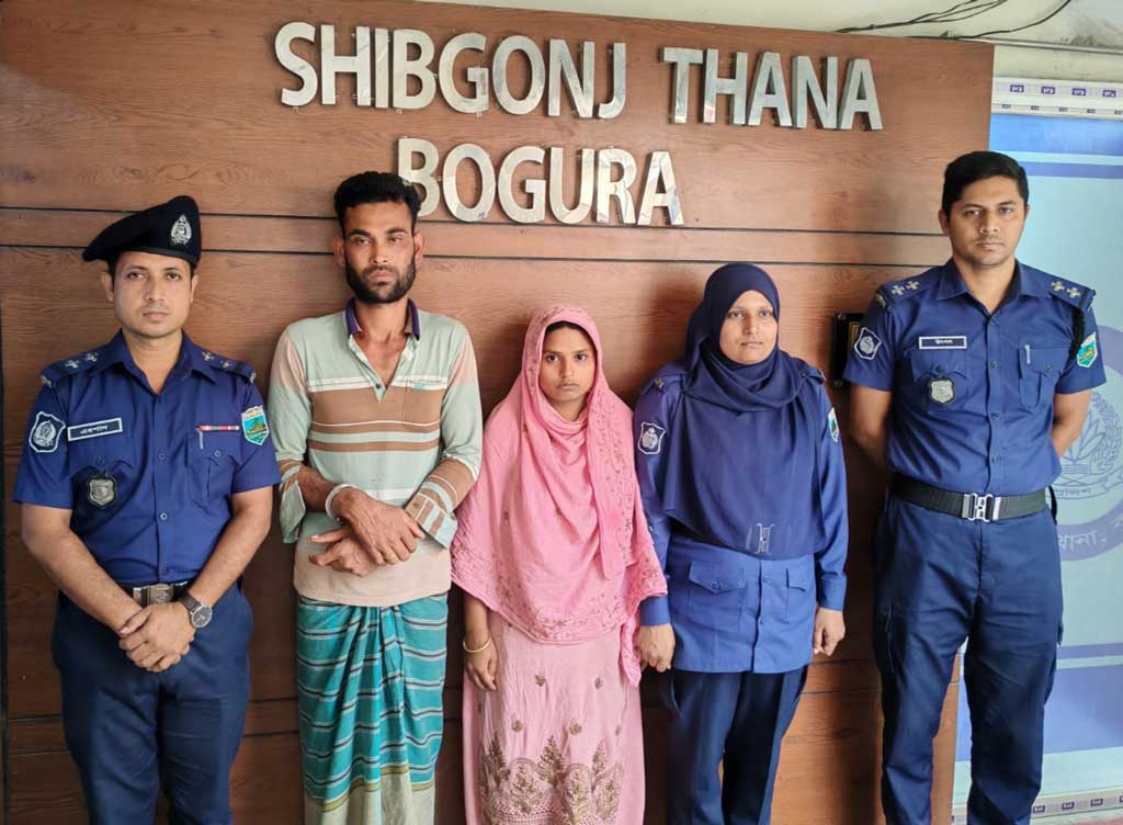 বগুড়ায় দেবরকে কুপিয়ে হত্যায় ভাবীসহ গ্রেপ্তার ২