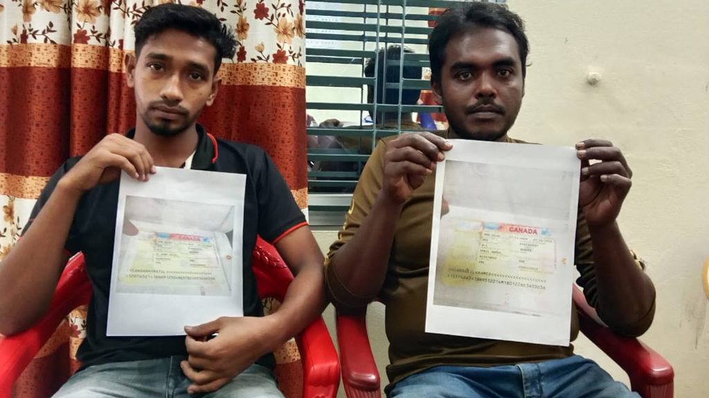 কানাডার ভিসা-চাকরির প্রলোভন দেখিয়ে ৪০ লাখ টাকা হাতিয়ে নেওয়ার অভিযোগ
