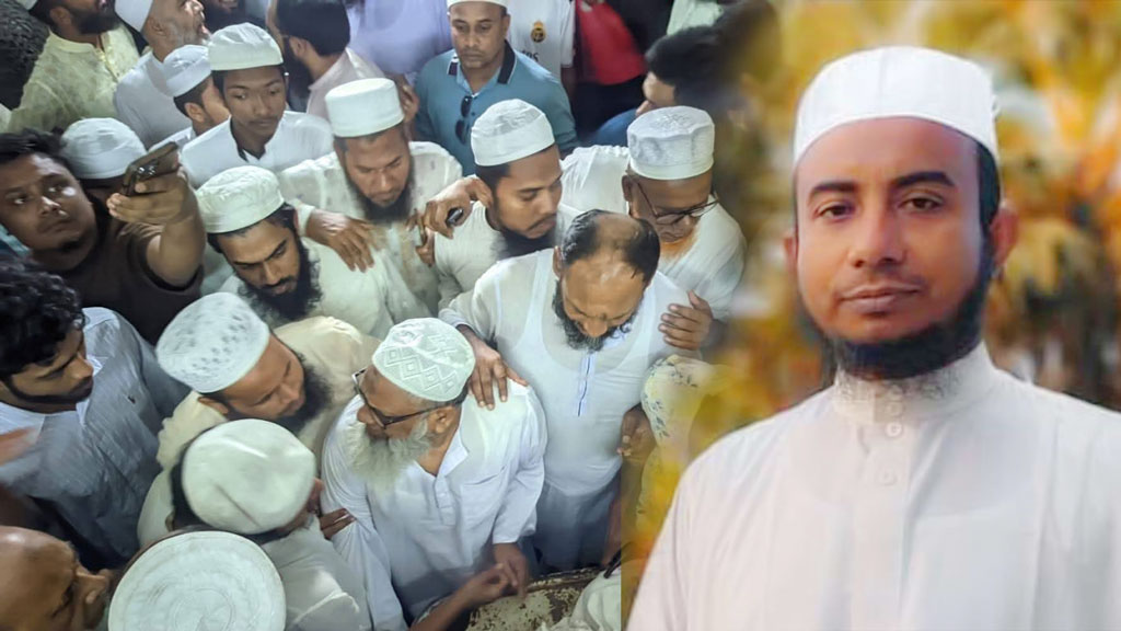 ভোলায় ঘরে ঢুকে মাদ্রাসা শিক্ষককে কুপিয়ে হত্যা, বিচার দাবিতে বিক্ষোভ
