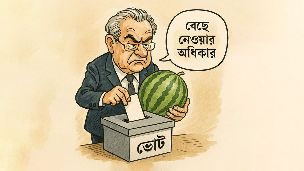 ভোট মানে বেছে নেওয়ার অধিকার