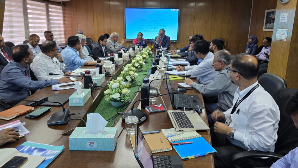বেসরকারি এয়ারলাইনস খাতের উন্নয়ন বিষয়ে অংশীজনদের সভা অনুষ্ঠিত