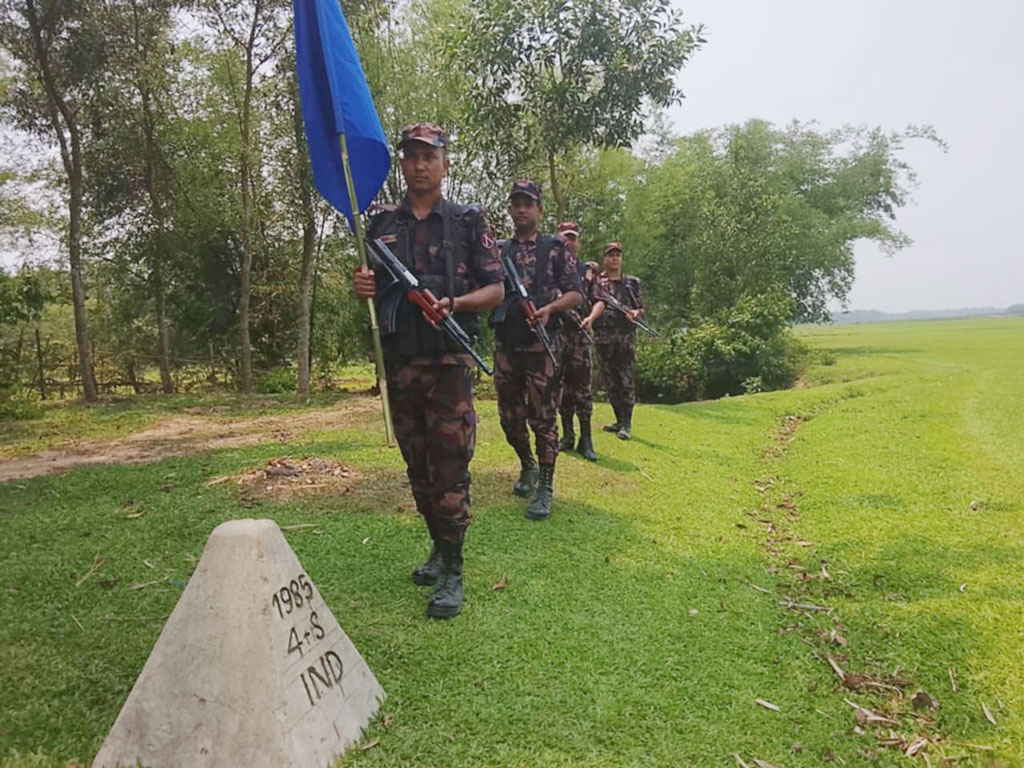 ভারতের পুশ ইন ঠেকাতে হবিগঞ্জ সীমান্তে সতর্ক বিজিবি