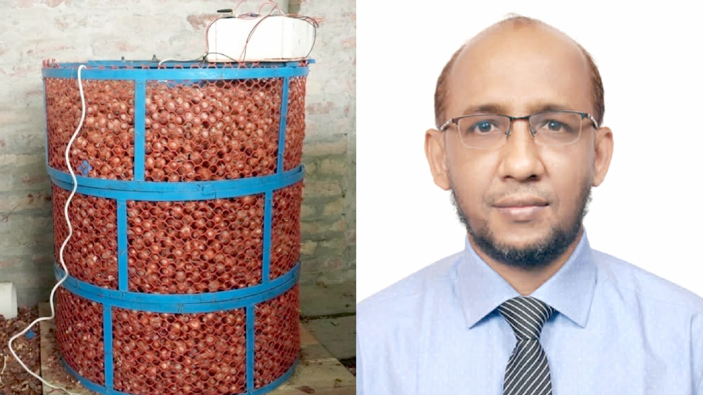 পেঁয়াজ সংরক্ষণে বাকৃবির আইওটি প্রযুক্তি, ক্ষতি কমবে ১৫-১৬ শতাংশ