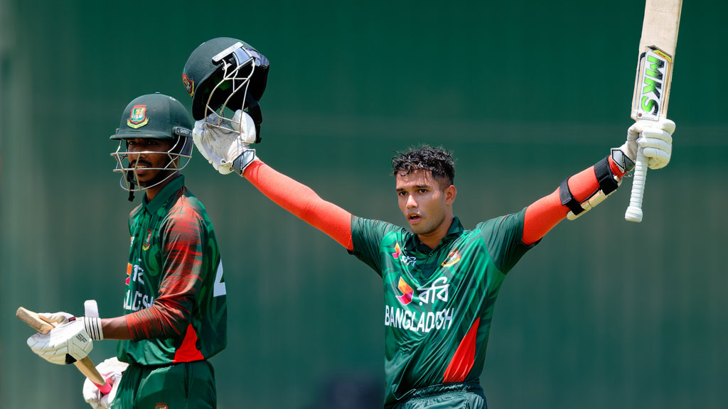 জাওয়াদের সেঞ্চুরিতে লঙ্কানদের উড়িয়ে সিরিজ বাংলাদেশ যুবাদের