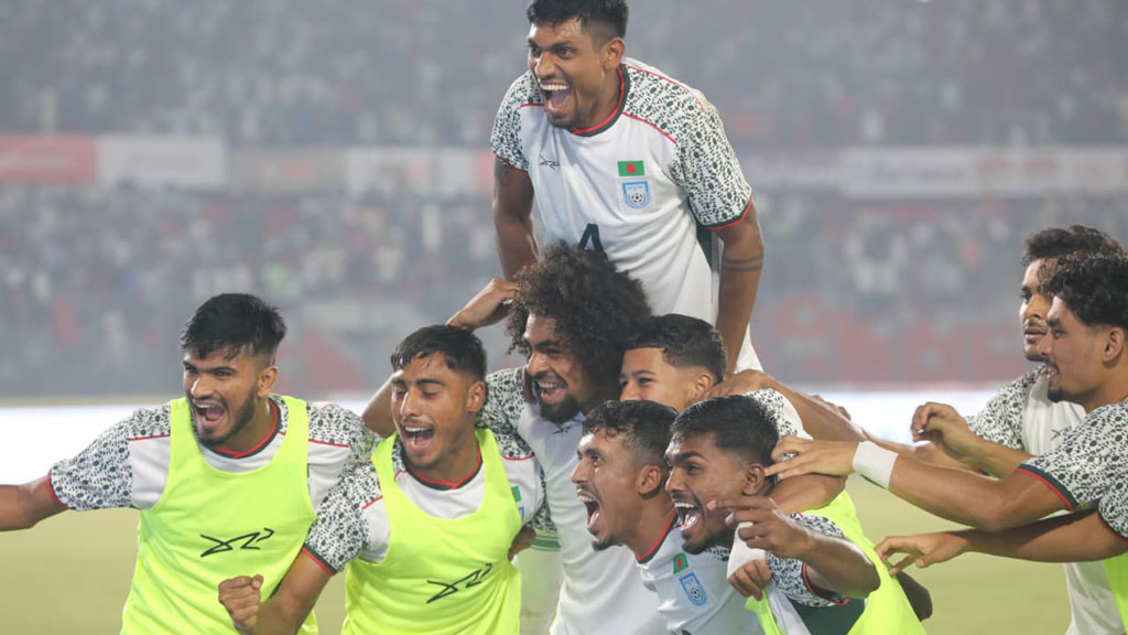 হামজা-শমিতকে নিয়েও নেপালকে হারাতে পারল না বাংলাদেশ