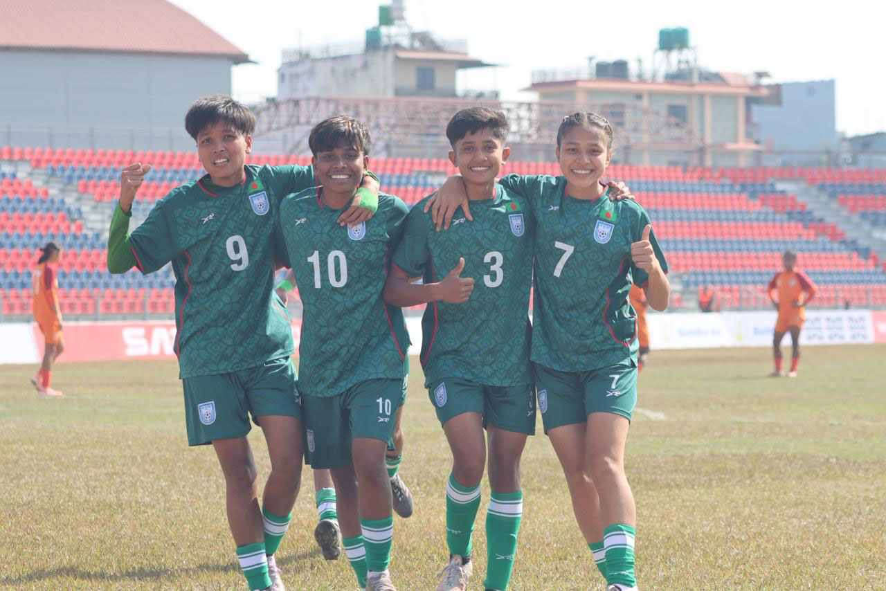 নেপালে ভারতকে হারিয়েছে বাংলাদেশের মেয়েরা