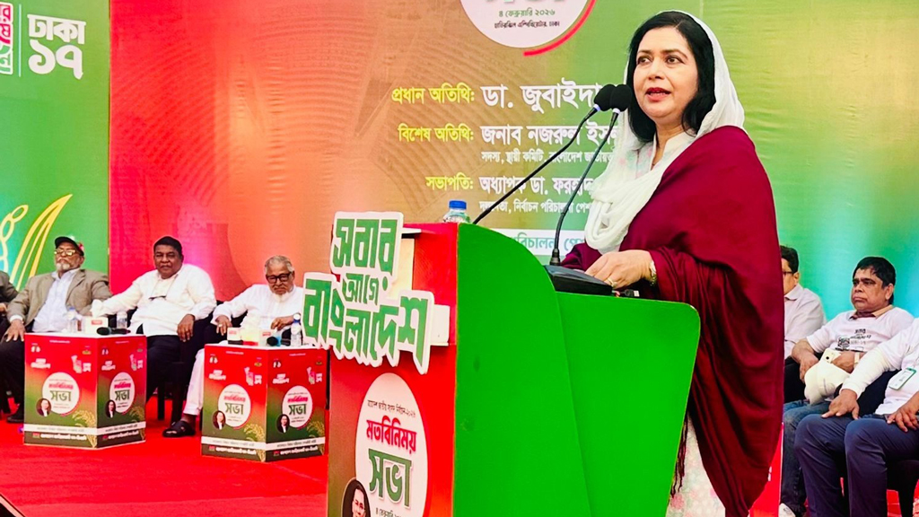 সুষ্ঠু পরিকল্পনার মাধ্যমে কার্যকর সমাধান সম্ভব: জুবাইদা রহমান